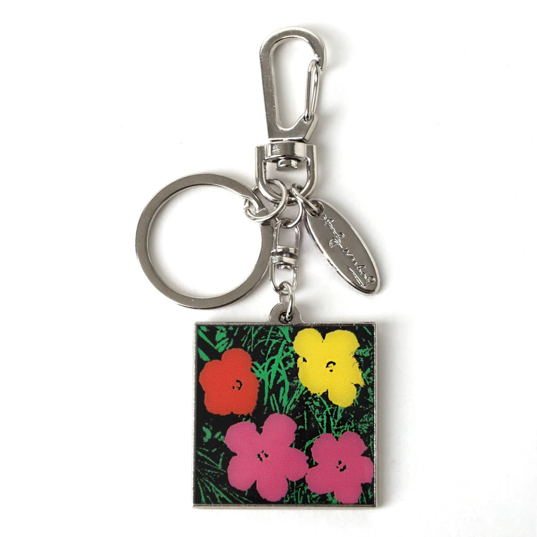 Andy Warhol Flowers Keychain