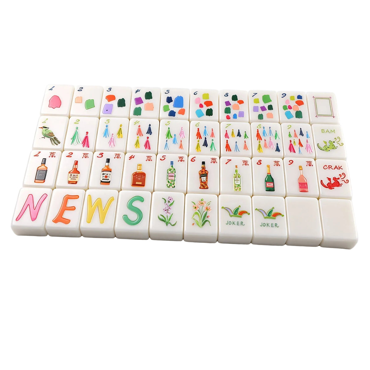 Cocktails Mahjong Tiles