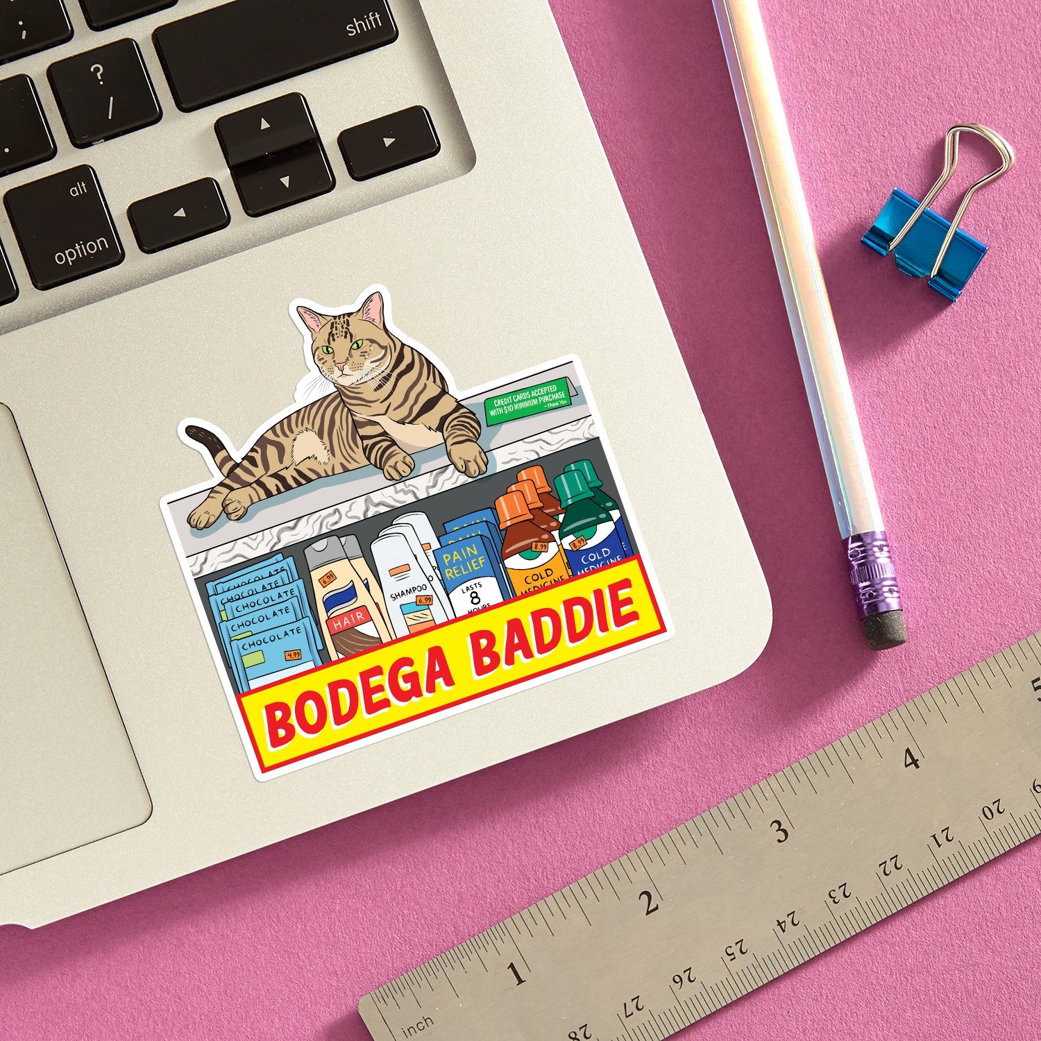 Die Cut Sticker: Bodega Baddie