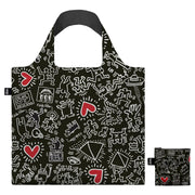 Keith Haring Black Pattern Recycled Bag