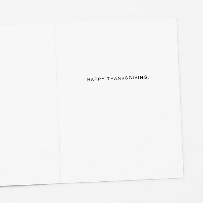 Vegan Turkeys Thanksgiving Card