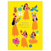 Hula Birthday Card - Just Fabulous Palm Springs