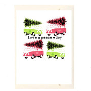 Peace Love Joy VW Holiday Card