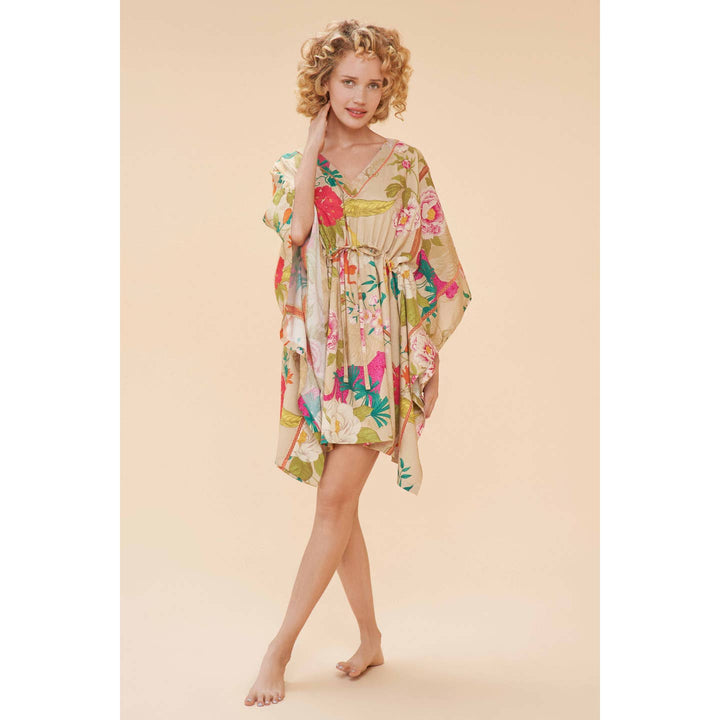 Beach Cover Up - Tropical Flora & Fauna