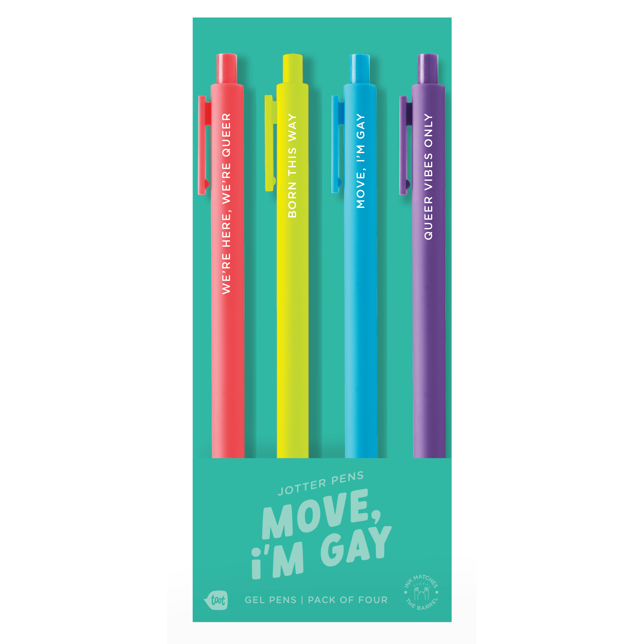 Move, I'm Gay Jotter Set
