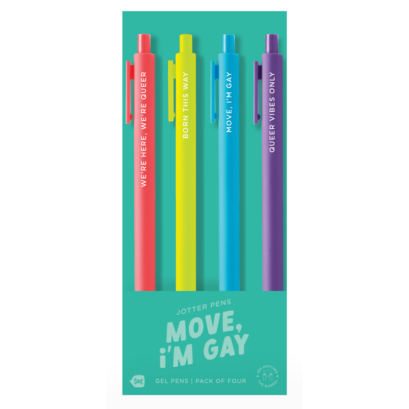 Move, I'm Gay Jotter Set