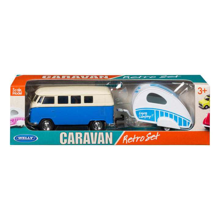 Rollin' Die Cast Caravan Toy - Blue