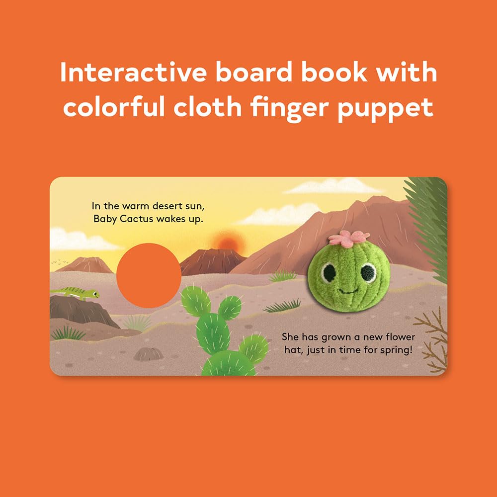 Baby Cactus Finger Puppet Book - Just Fabulous Palm Springs