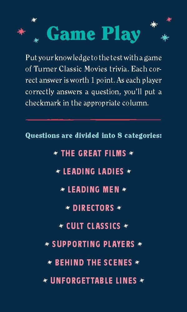 Turner Classic Movies Ultimate Trivia Challenge - Just Fabulous Palm Springs