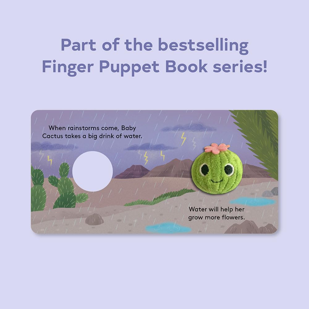 Baby Cactus Finger Puppet Book - Just Fabulous Palm Springs