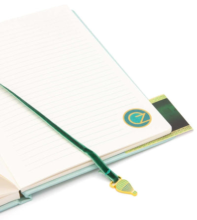 Wicked Emerald City Journal With Ribbon Charm