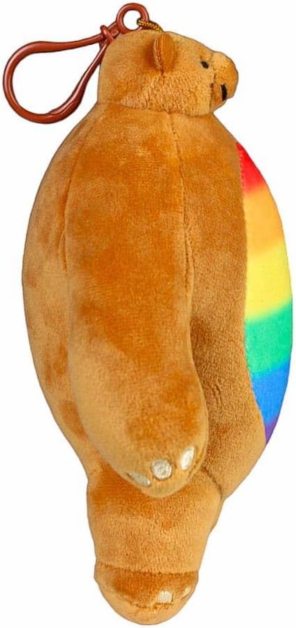 Tiny Headed Kingdom: Rainbow Pip Pride Bear Bag Charm