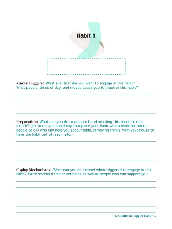 12 Months To Happier Habits