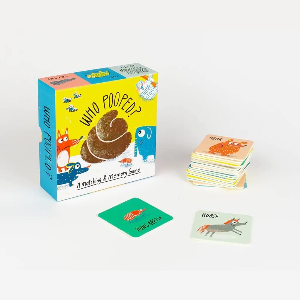 Who Pooped? Matching & Memory Game