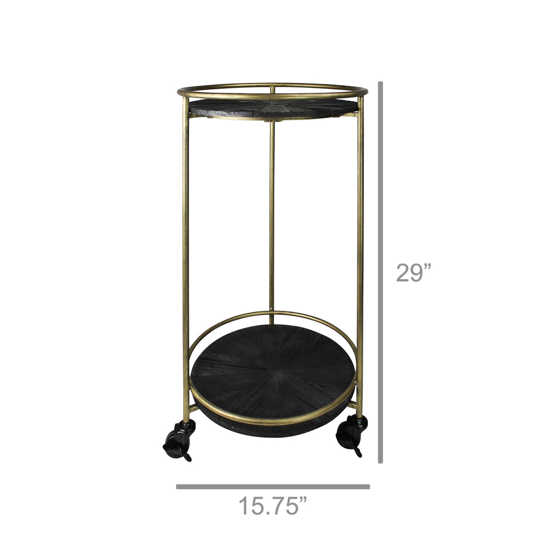 Andy Two-Tier Round Cart