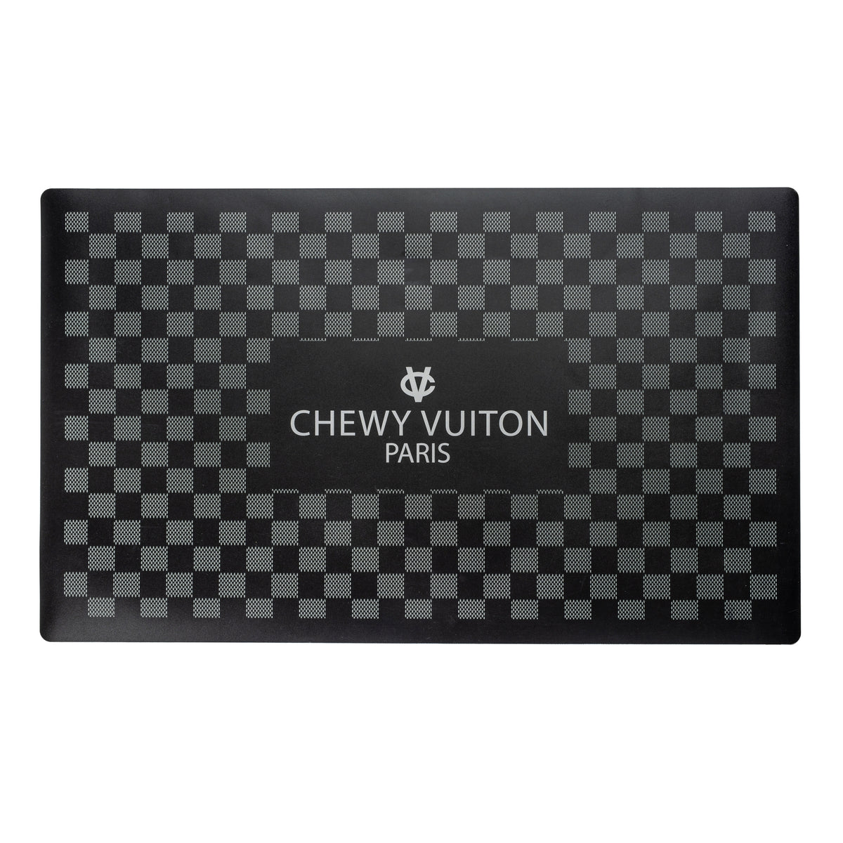 Black Checker Chewy Vuiton Placemat