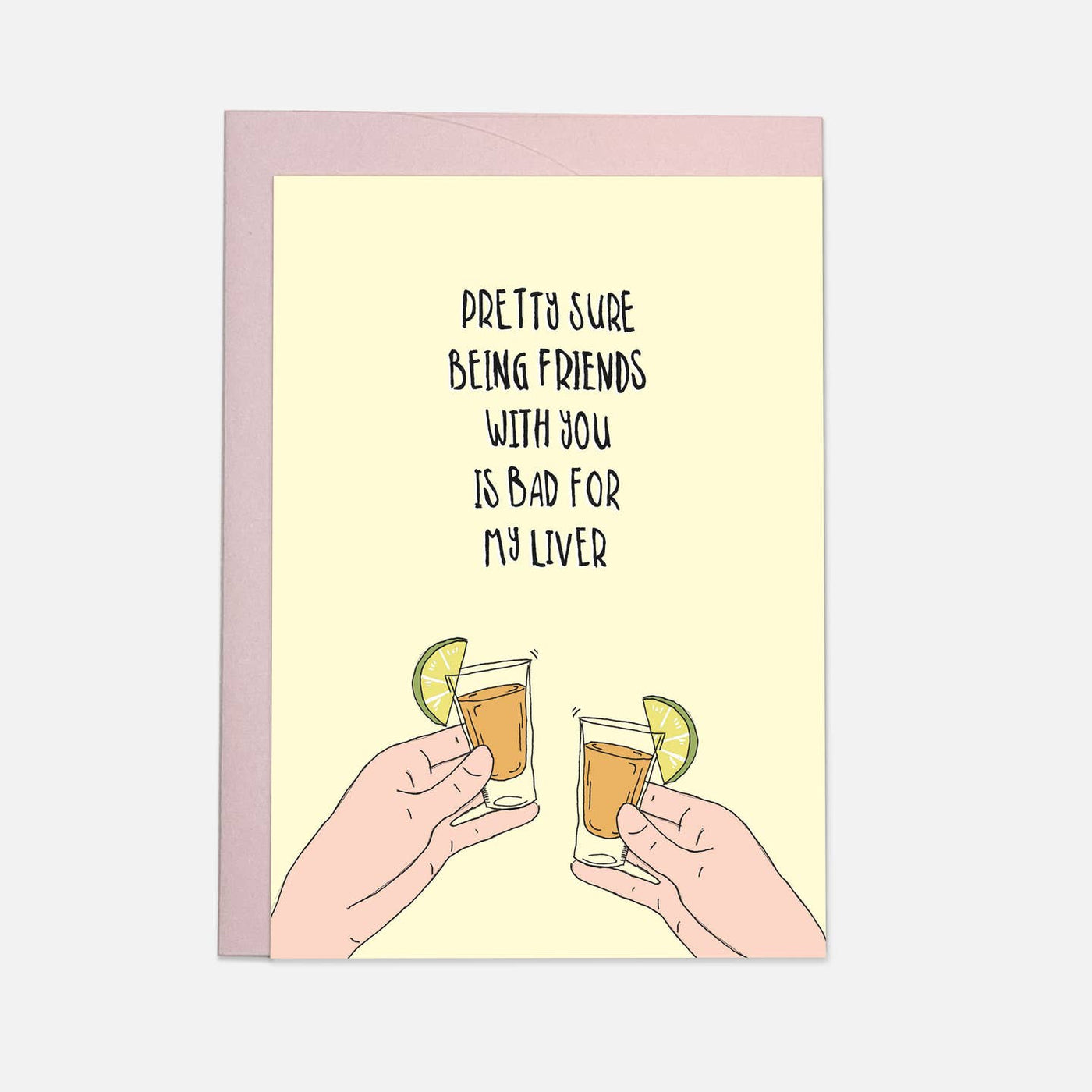 Liver Friends Greeting Card