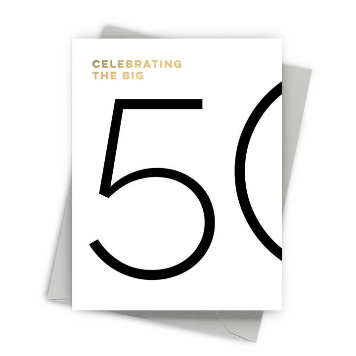 The Big 50 Birthday Card