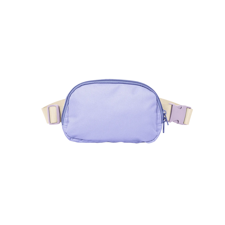 Peri Block Purple Simple Belt Bag