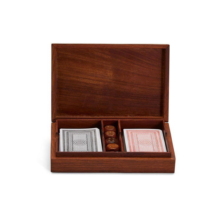 Wood Crafted Playing Card & Dice Set - Just Fabulous Palm Springs