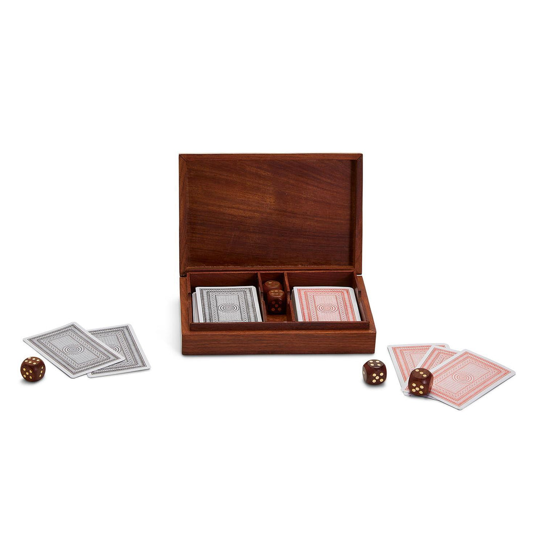 Wood Crafted Playing Card & Dice Set - Just Fabulous Palm Springs