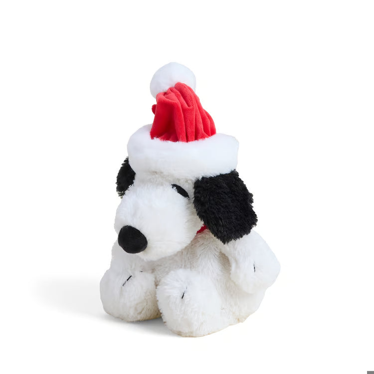 Snoopy Santa Hat Warmies Plush