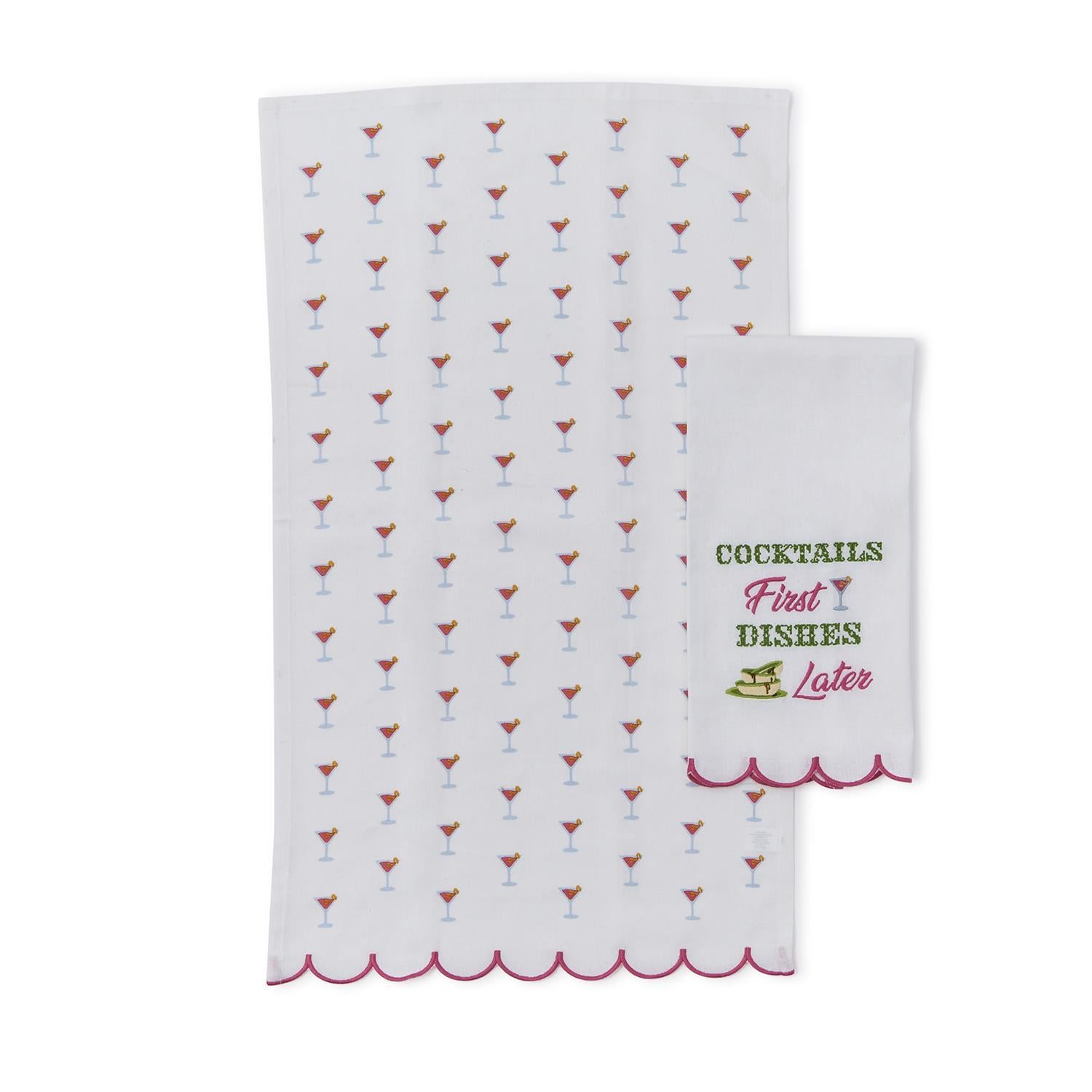 Drinking Kitchen Dish Towel - Just Fabulous Palm Springs