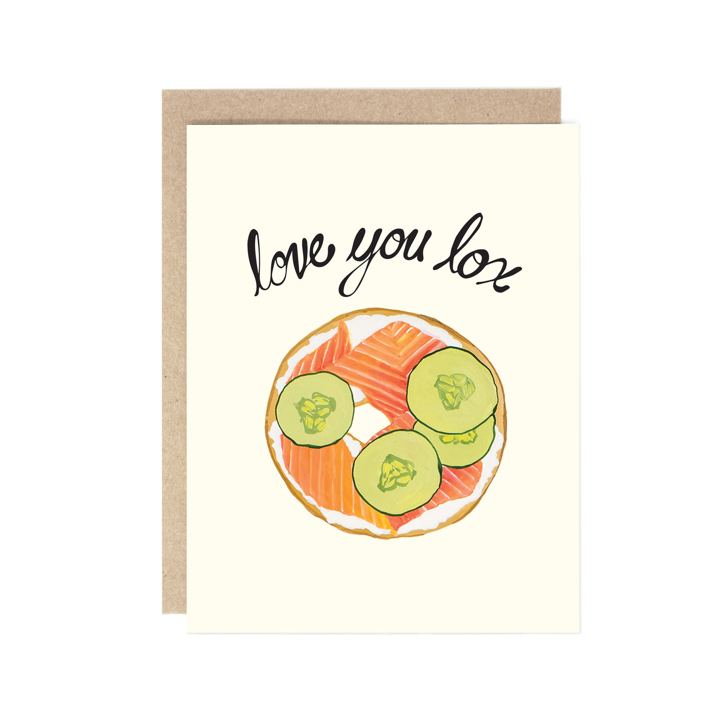 Love You Lox Greeting Card