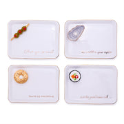 Iconic Eats Trinket Tray With Saying