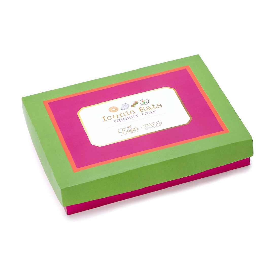 Iconic Eats Trinket Tray With Saying