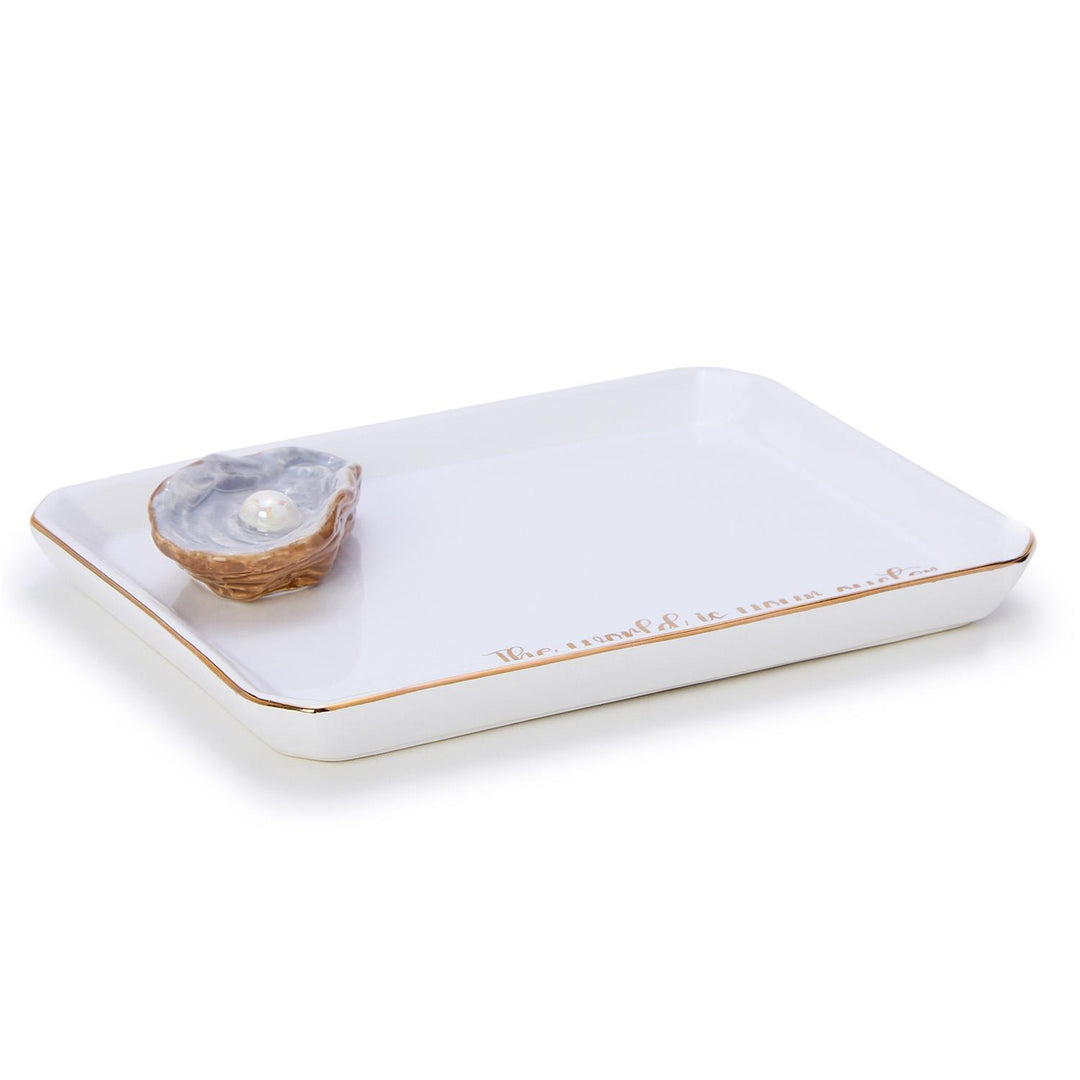 Iconic Eats Trinket Tray With Saying