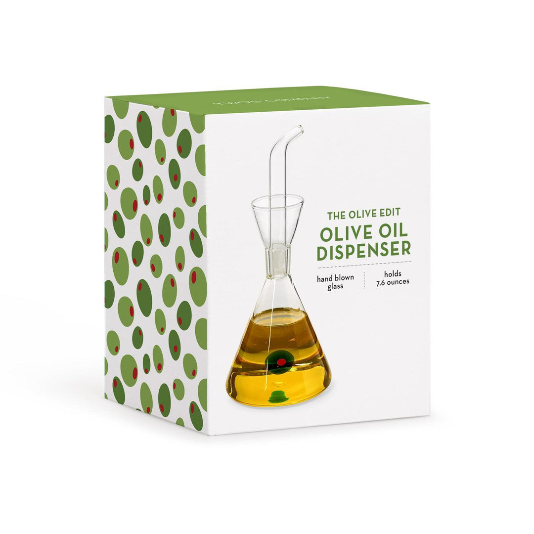 Olive Oil Dispenser With Olive Icon