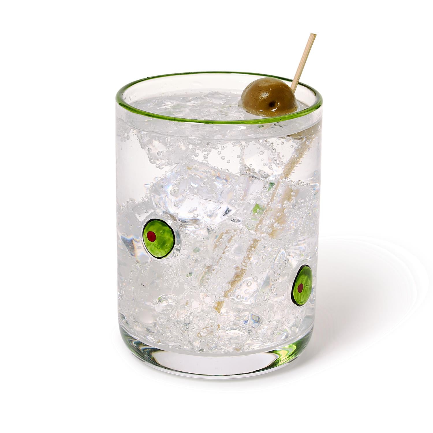 Martini Olive Double Old Fashion Glass