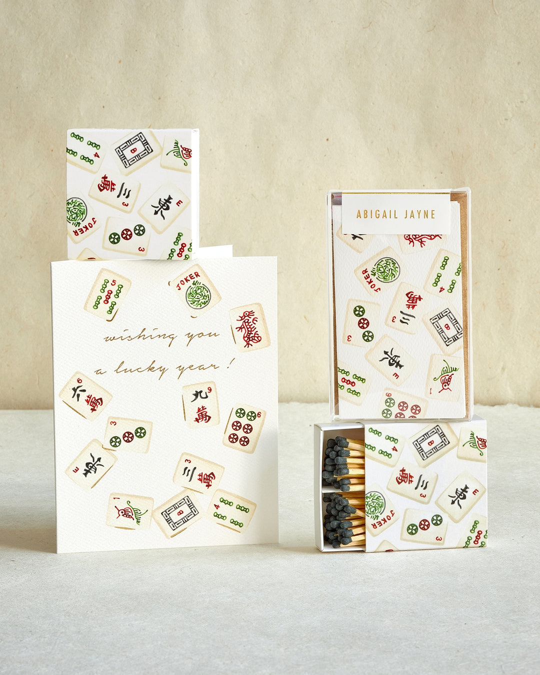 Mahjong Birthday Card