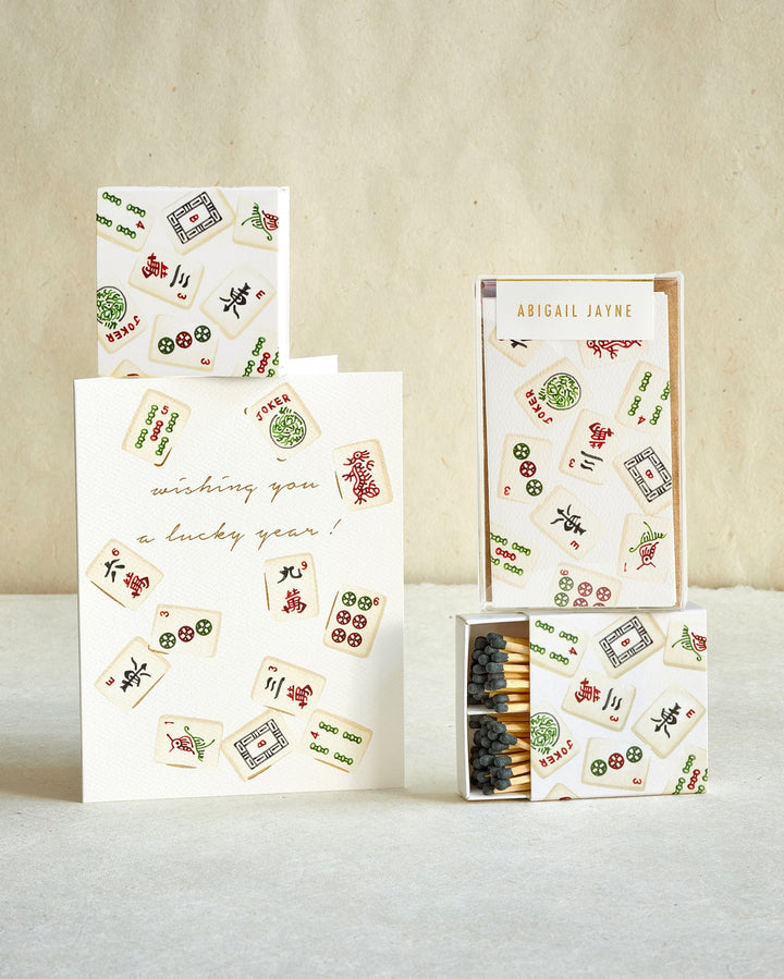 Mahjong Birthday Card