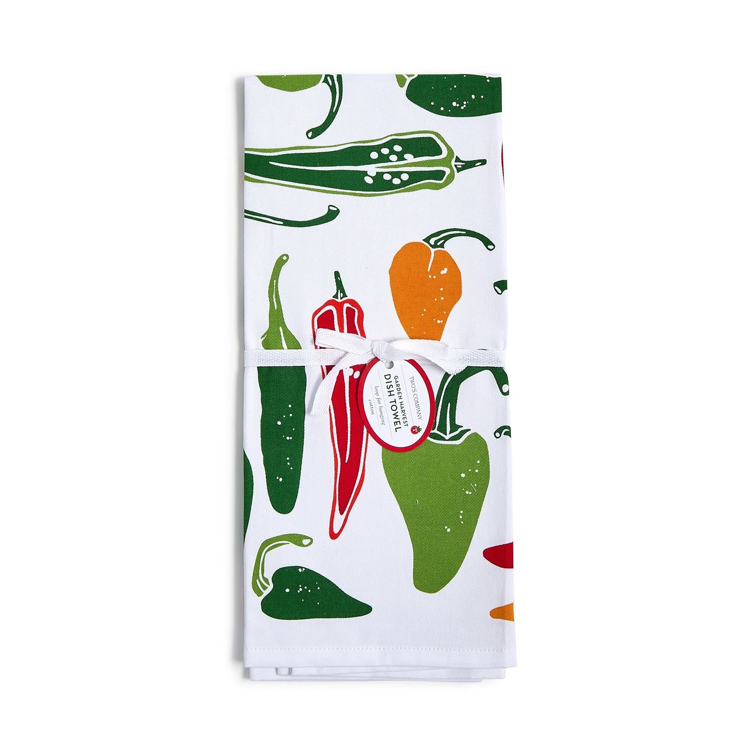 Garden Harvest Dish Towel - Peppers