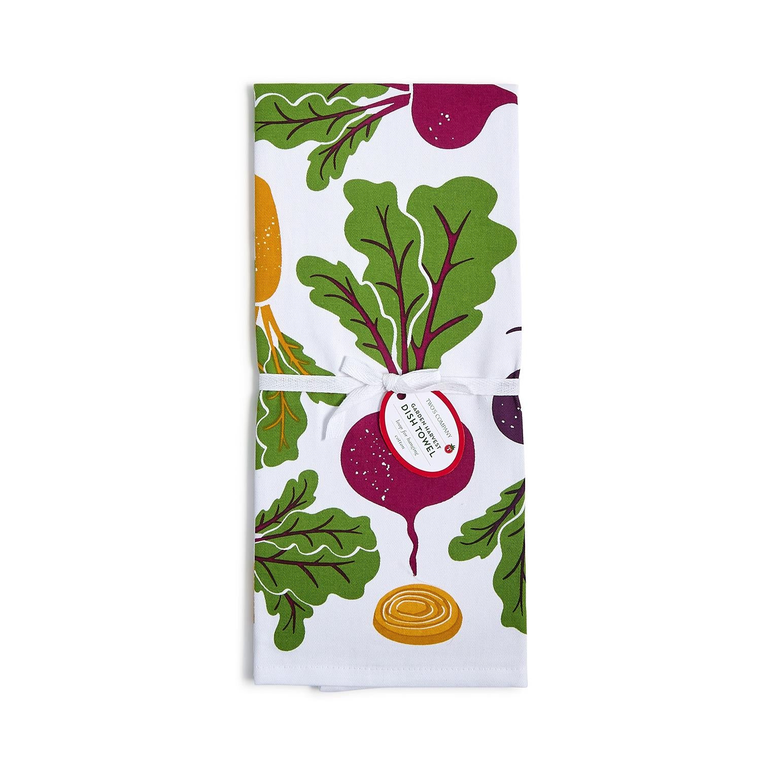 Garden Harvest Dish Towel - Radish