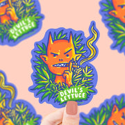 Devil's Lettuce Vinyl Sticker