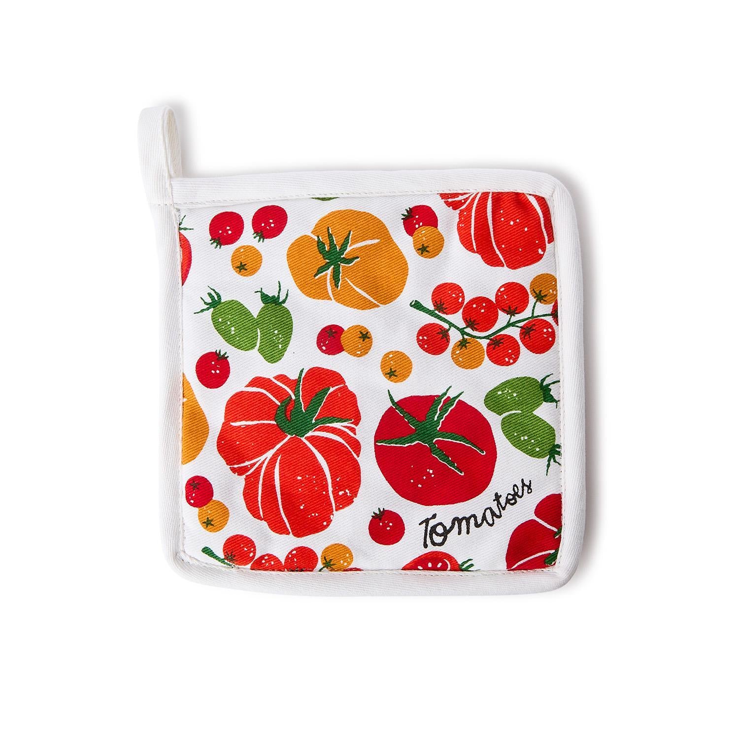 Garden Harvest Pot Holder & Oven Mitt