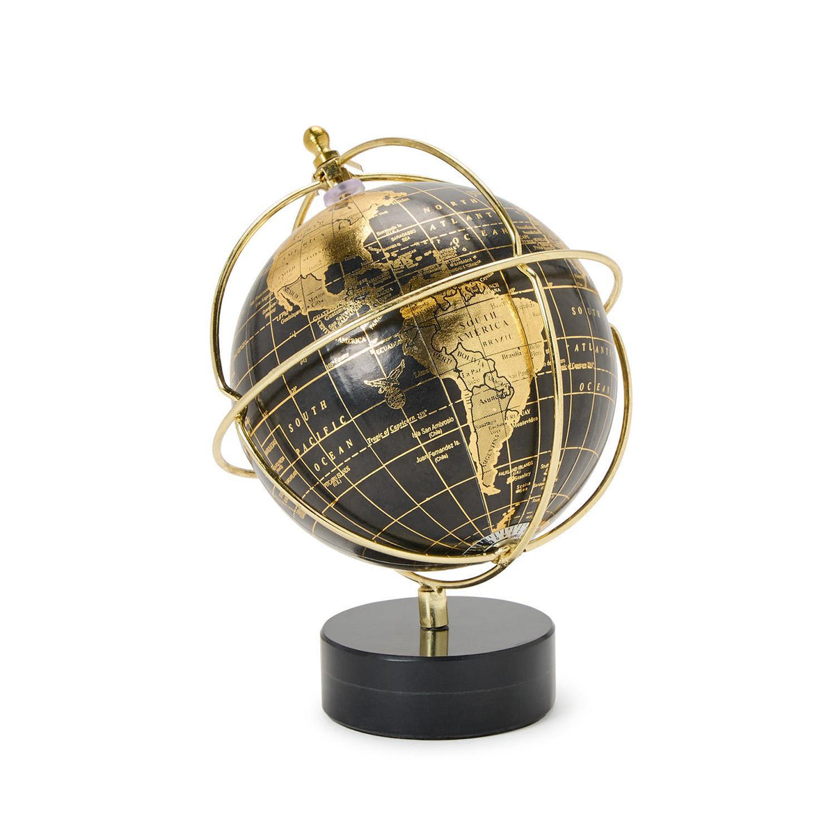 Black And Gold Globe