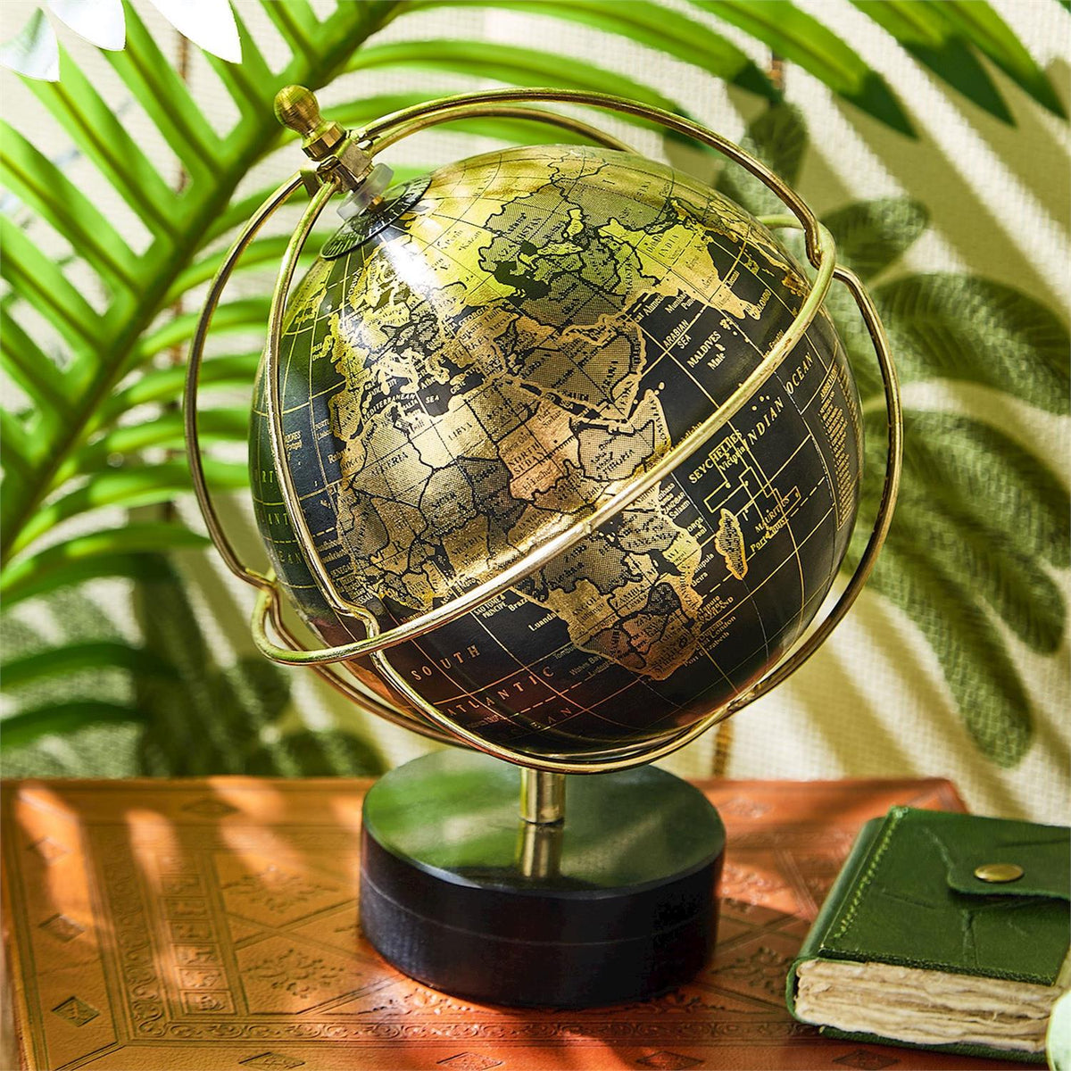 Black And Gold Globe