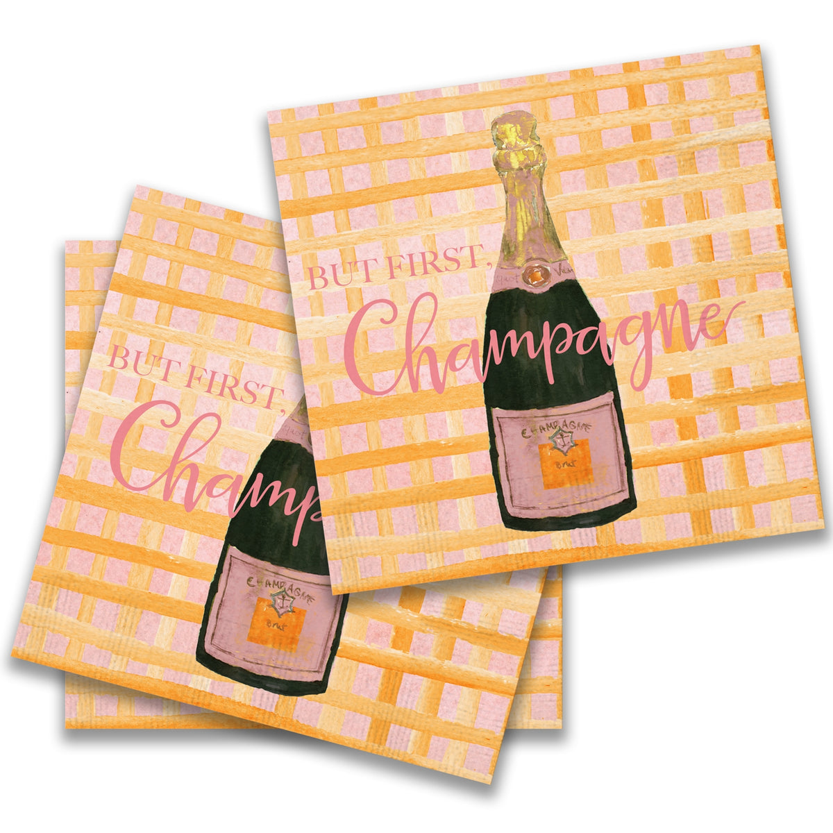 But First Champagne Cocktail Napkins - Just Fabulous Palm Springs