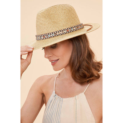 Thalia Hat - Vanilla With Shimmer