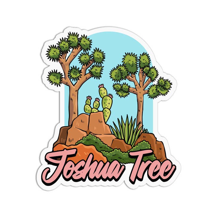Sticker: Joshua Tree Cactus