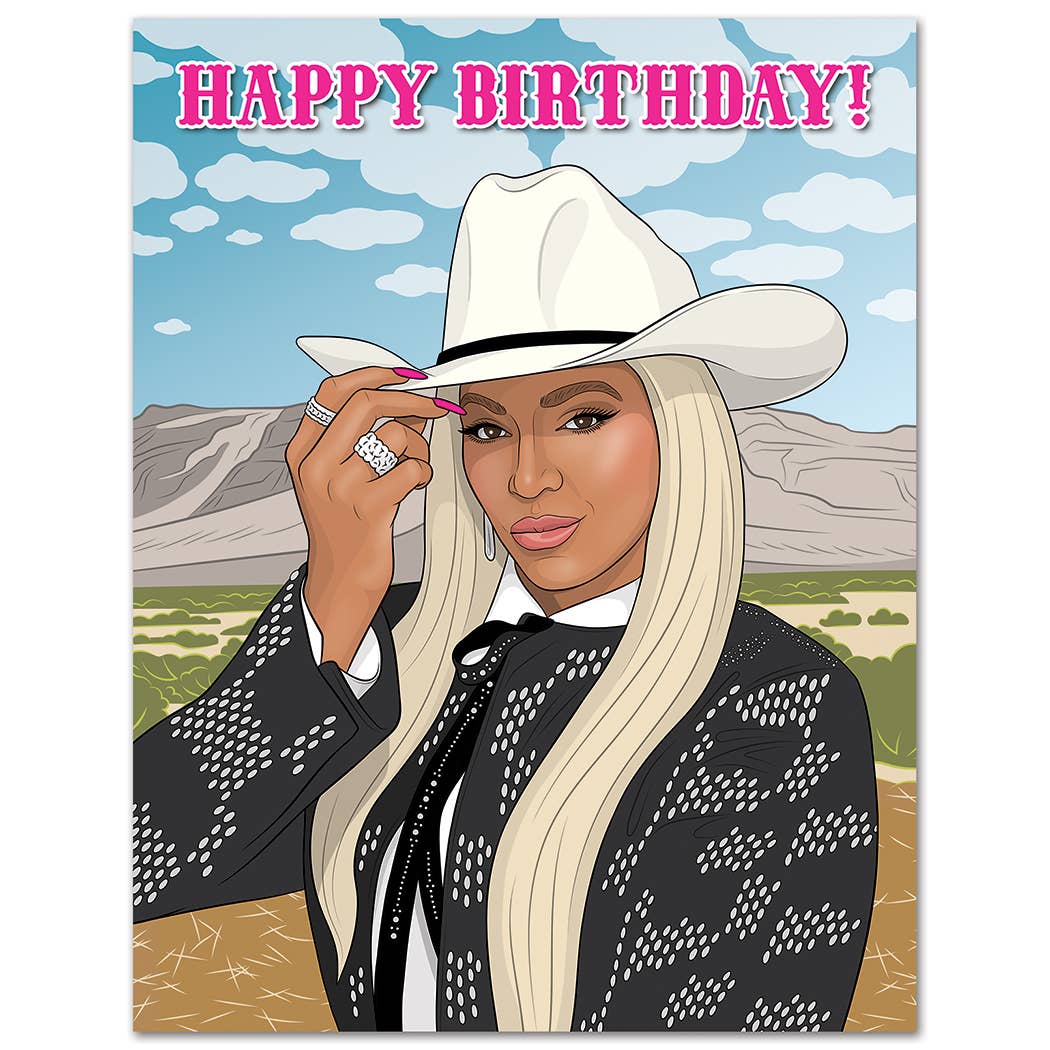 Card: Real Life Hoe-Down Birthday - Just Fabulous Palm Springs
