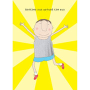 Around The Sun Birthday Card