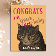 Don't Drop It Greeting Card