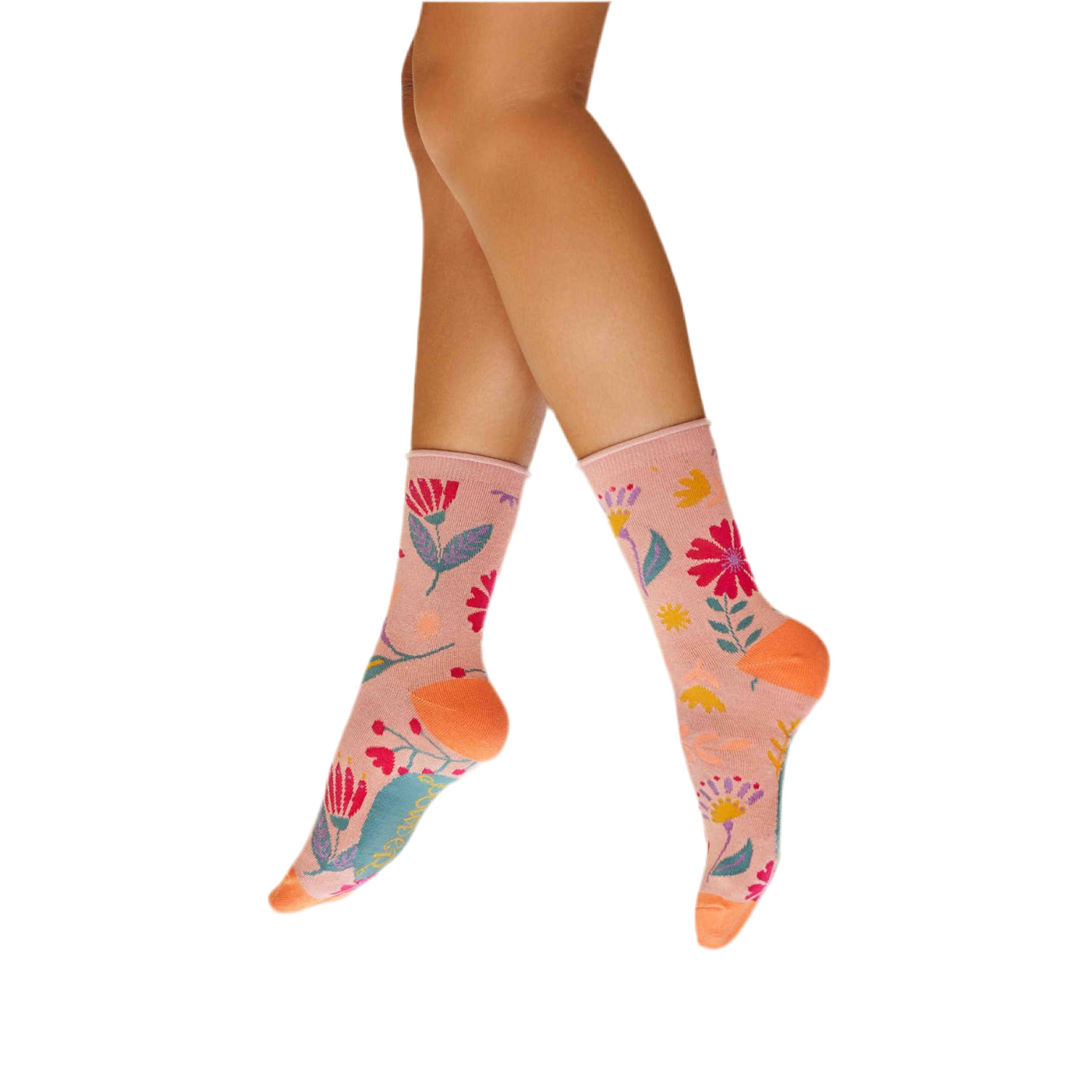 Watercolor Flowers Ankle Socks