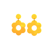 Daisy Earrings - Yellow