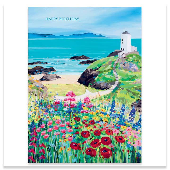 Llanddwyn Flowers Birthday Card - Just Fabulous Palm Springs